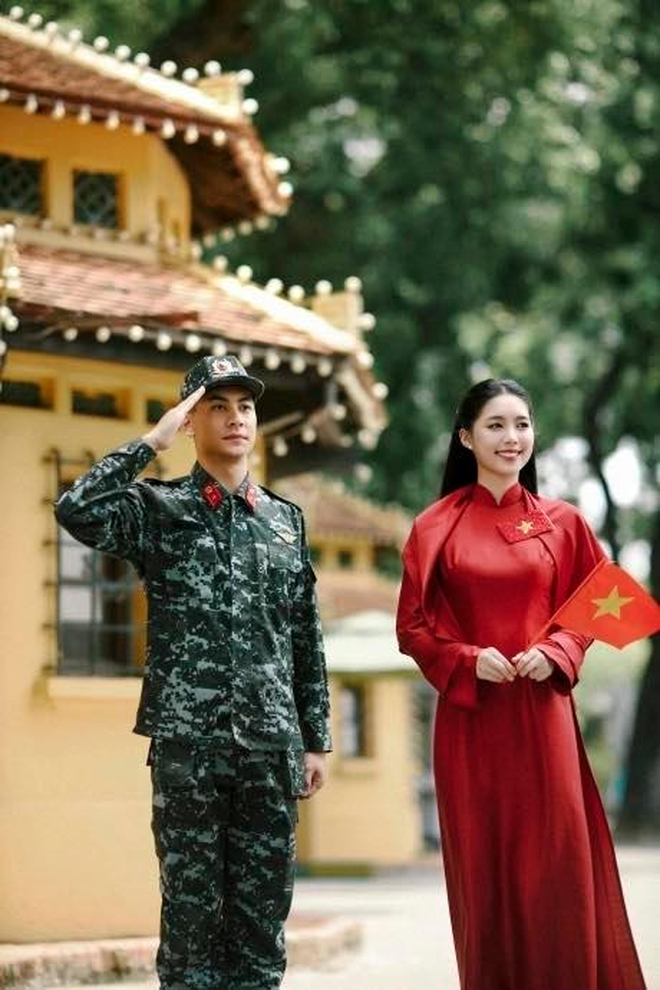 Thiếu tá Công an nhập vai "girl phố" Mai Ly lan tỏa lòng tự hào dân tộc qua tà áo dài truyền thống- Ảnh 8.