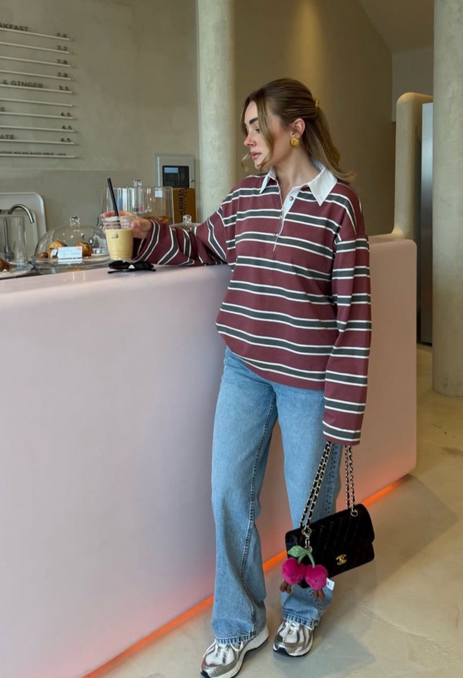 Kiểu áo vừa thể thao, vừa "mọt sách" đang trend rần rần trên Pinterest, thu này phải có trong tủ đồ- Ảnh 12.