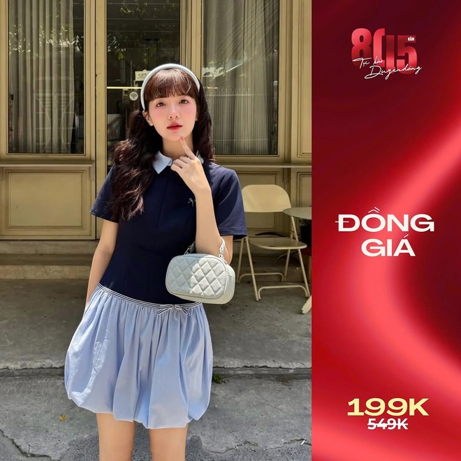 Local brand Việt sale "kịch sàn" lễ 2/9, váy áo xinh điên đảo thần hồn cũng chỉ từ 99k- Ảnh 11.