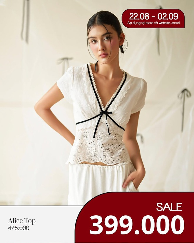 Local brand Việt sale "kịch sàn" lễ 2/9, váy áo xinh điên đảo thần hồn cũng chỉ từ 99k- Ảnh 14.