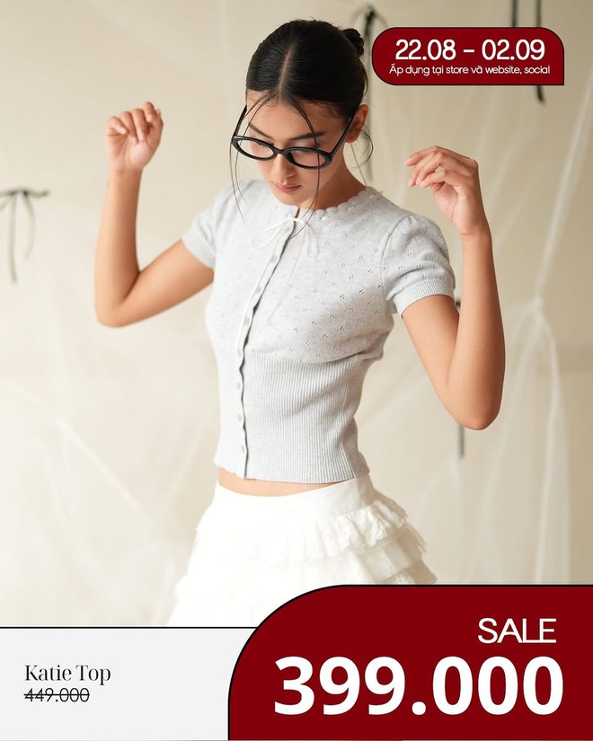 Local brand Việt sale "kịch sàn" lễ 2/9, váy áo xinh điên đảo thần hồn cũng chỉ từ 99k- Ảnh 15.