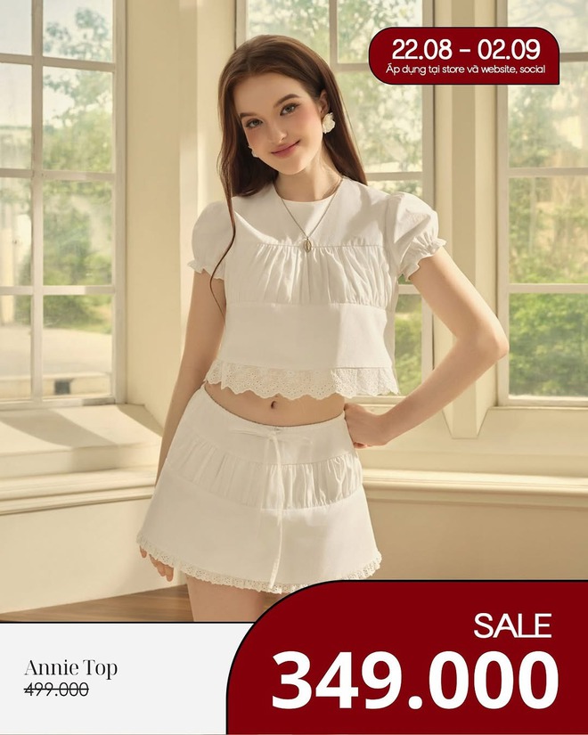 Local brand Việt sale "kịch sàn" lễ 2/9, váy áo xinh điên đảo thần hồn cũng chỉ từ 99k- Ảnh 16.