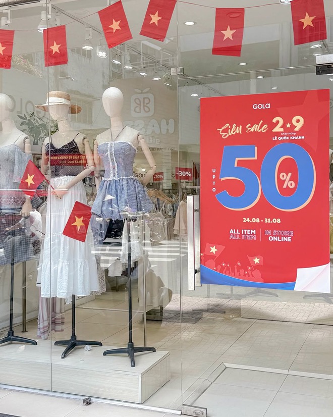Local brand Việt sale "kịch sàn" lễ 2/9, váy áo xinh điên đảo thần hồn cũng chỉ từ 99k- Ảnh 21.