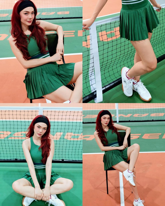 Nghiện pickleball kiểu Minh Hằng: Ra sân mặc chưa trùng bộ nào, cân đẹp từ đồ đắt tới rẻ bèo- Ảnh 3.