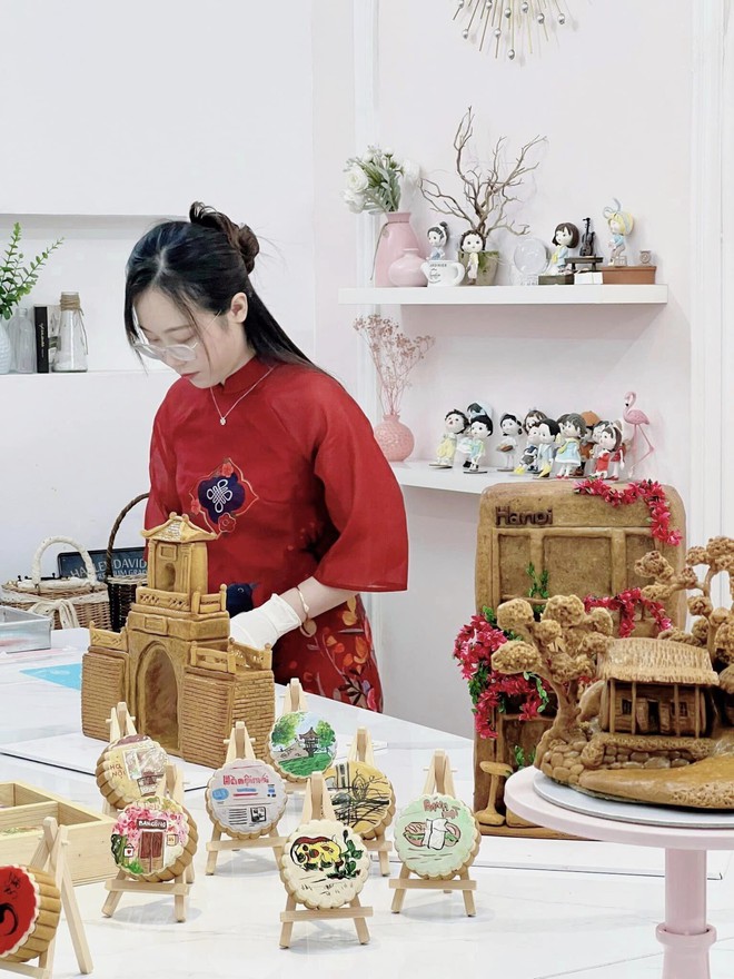 Chiếc bánh Trung thu mô phỏng tiệm tạp hóa tuổi thơ khiến dân mạng mê mẩn- Ảnh 15.