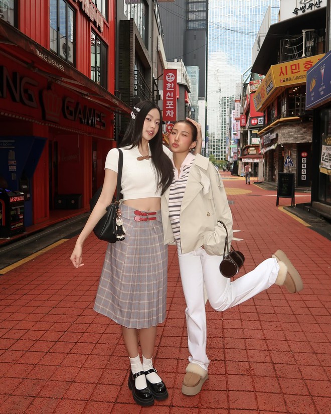 "Luỵ" Thanh Thuỷ ở Seoul, l&ecirc;n đồ như nữ ch&iacute;nh phim H&agrave;n năm 2000- Ảnh 10.