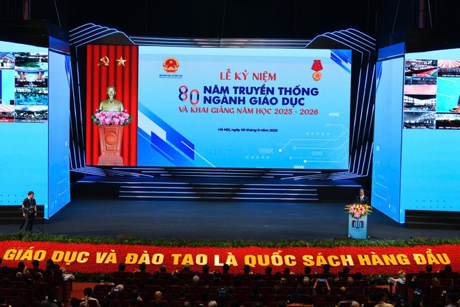 Tổng Bí thư Tô Lâm tham dự lễ khai giảng đặc biệt- Ảnh 12.