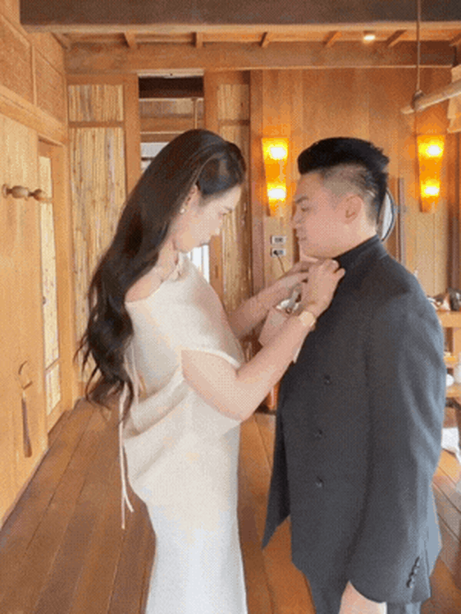 Đang diễn ra đ&aacute;m cưới Phương Nhi v&agrave; thiếu gia Minh Ho&agrave;ng: Lương Thuỳ Linh g&oacute;p mặt, vợ chồng Đỗ H&agrave; lộ chi tiết tr&ugrave;ng hợp đ&aacute;ng ch&uacute; &yacute;- Ảnh 2.