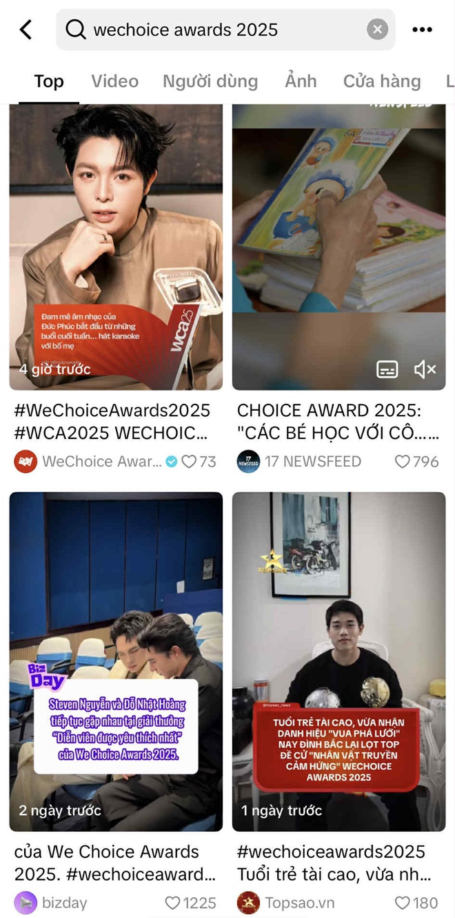 Ngay lúc này tại WeChoice Awards 2025: 3,7 triệu lượt bình chọn cho các đề cử, CLB "trăm nghìn vote" nhộn nhịp- Ảnh 2. Ngay lúc này tại WeChoice Awards 2025: 3,7 triệu lượt bình chọn cho các đề cử, CLB "trăm nghìn vote" nhộn nhịp- Ảnh 2.
