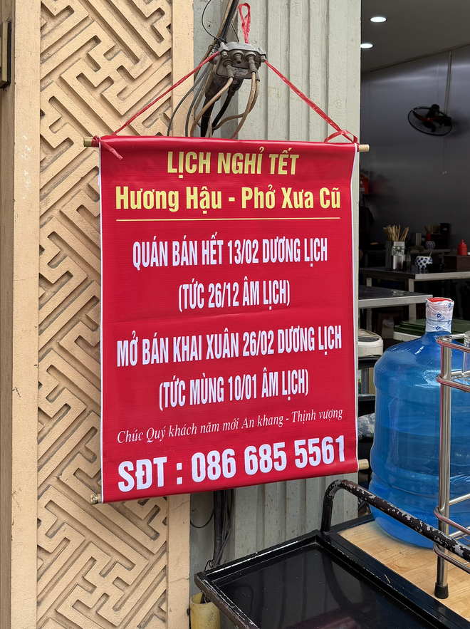 Nh&igrave;n người ta nghỉ Tết m&agrave; sốt ruột thay: Loạt qu&aacute;n nổi tiếng H&agrave; Nội đ&oacute;ng cửa d&agrave;i chưa từng thấy, c&oacute; nơi tận nửa th&aacute;ng- Ảnh 6.