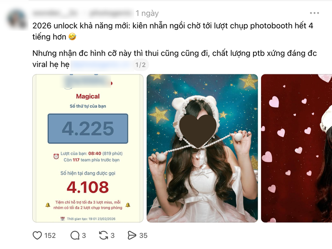 Ai bảo photobooth tho&aacute;i tr&agrave;o chắc ng&atilde; ngửa cảnh d&acirc;n t&igrave;nh bốc 4200 số, vạ vật 8 tiếng d&acirc;ng tiền rước hai tấm ảnh tẹo teo- Ảnh 4.