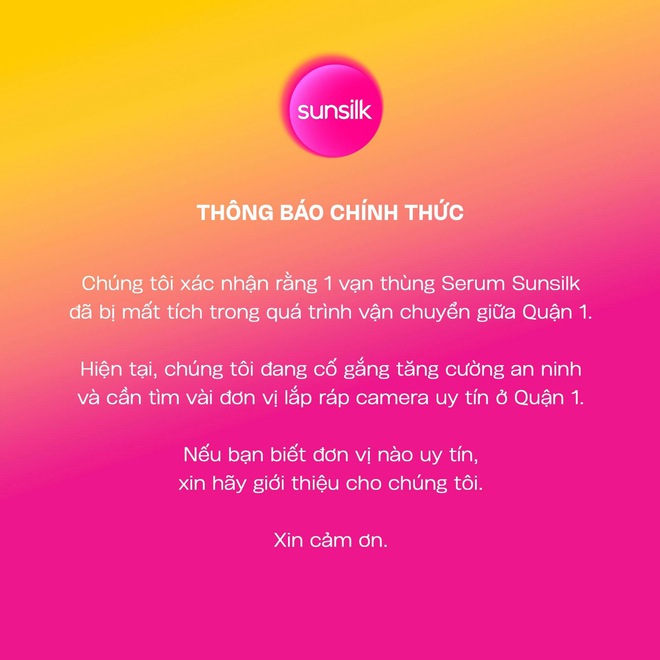 Vì sao thông báo bị cướp 12 tấn KitKat hot toàn cầu? Sunsilk và loạt thương hiệu ở Việt Nam cũng “thông báo khẩn”: Sự duyên dáng của "khối content"- Ảnh 2. Vì sao thông báo bị cướp 12 tấn KitKat hot toàn cầu? Sunsilk và loạt thương hiệu ở Việt Nam cũng “thông báo khẩn”: Sự duyên dáng của "khối content"- Ảnh 2.