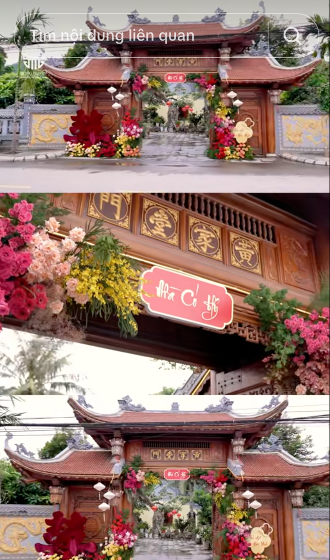 Chẳng cần v&agrave;ng đeo trĩu cổ hay sổ đỏ trao tay, đ&aacute;m cưới n&agrave;y vẫn to&aacute;t ra kh&iacute; chất "h&agrave;o m&ocirc;n" gia phong quyền qu&yacute; - Ảnh 4.