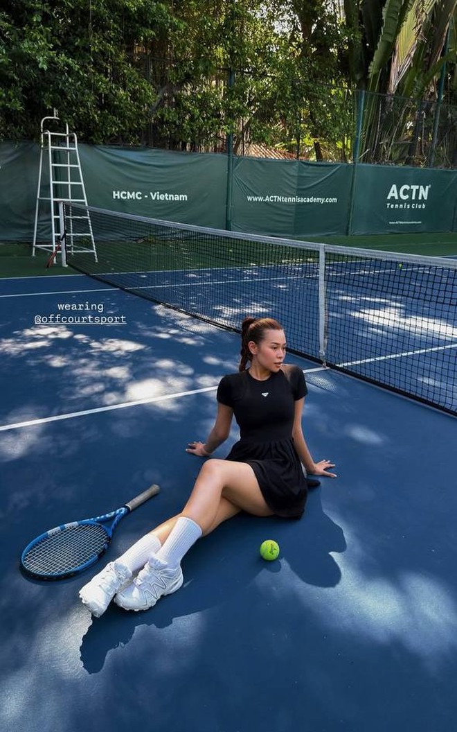 Phát hiện hàng loạt mỹ nhân Việt check-in trở lại trên sân tennis: Môn thể thao của giới “old money” có khác!- Ảnh 4. Phát hiện hàng loạt mỹ nhân Việt check-in trở lại trên sân tennis: Môn thể thao của giới “old money” có khác!- Ảnh 4.