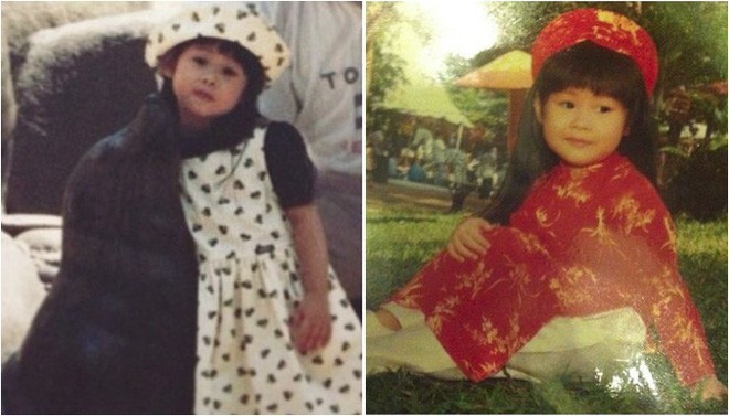 Loạt ảnh hồi b&eacute; của hội tiểu thư Việt đang "chiếm s&oacute;ng": H&oacute;a ra vibe nh&agrave; gi&agrave;u mấy chục năm trước l&agrave; đ&acirc;y - Ảnh 13.