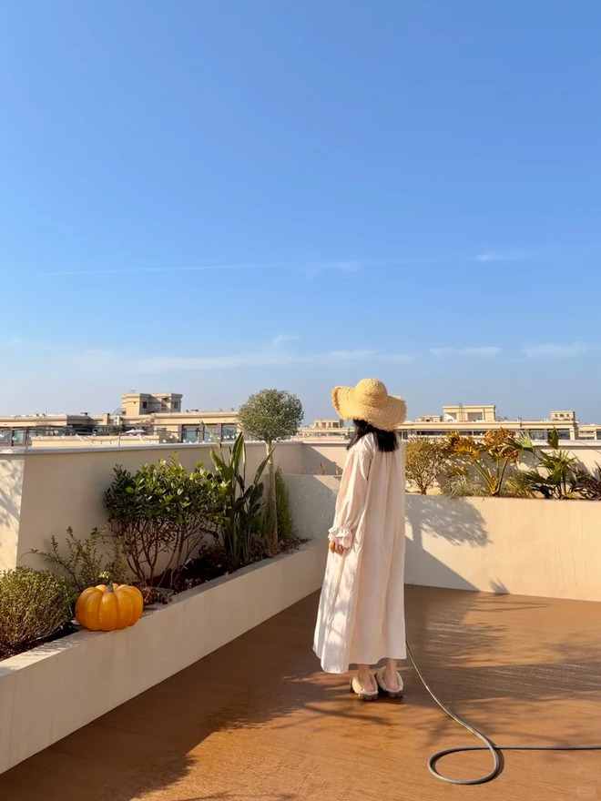 Căn penthouse 330m&sup2; hướng T&acirc;y của c&ocirc; g&aacute;i 30 tuổi từng bị phản đối v&igrave; qu&aacute; n&oacute;ng: Giờ v&agrave;ng buổi chiều đẹp đến mức ai cũng muốn ở- Ảnh 15.