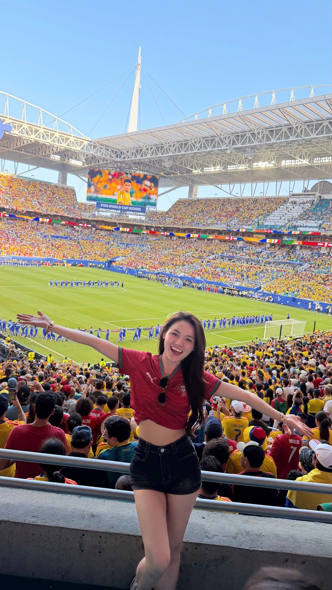 Danh t&iacute;nh g&aacute;i đẹp Đắk Lắk check-in xem World Cup 2026 ở Mỹ: Mới tậu BMW, cuộc sống sang chảnh g&acirc;y ch&uacute; &yacute; - Ảnh 2.