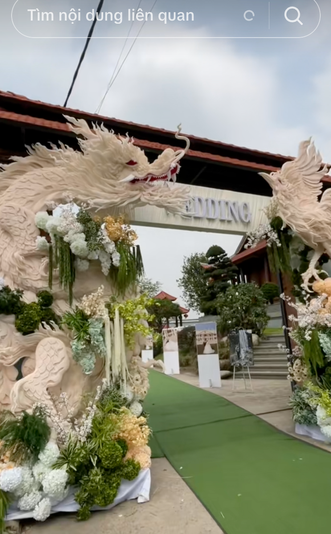 Siêu đám cưới ở Củ Chi: Khí chất hào môn, gia phong quyền quý toát lên từ tư gia nhà gái - Ảnh 4.