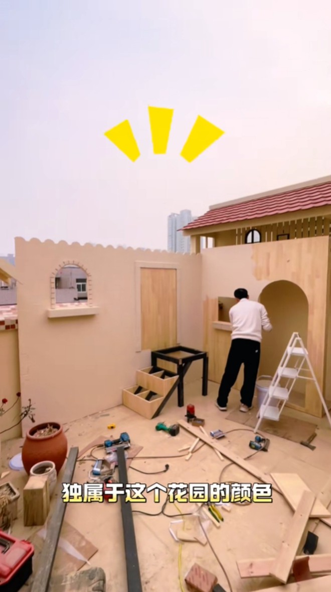 S&acirc;n thượng 20m&sup2; qua tay "ph&aacute;p sư Trung Hoa": Đẹp như x&eacute; truyện bước ra, g&oacute;c n&agrave;o cũng l&agrave; 1 kiệt t&aacute;c - Ảnh 2.