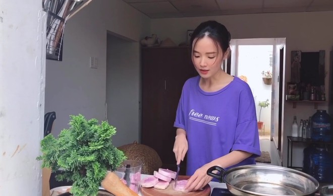 Khả năng nấu nướng của vợ thiếu gia Minh Đạt- Ảnh 2.