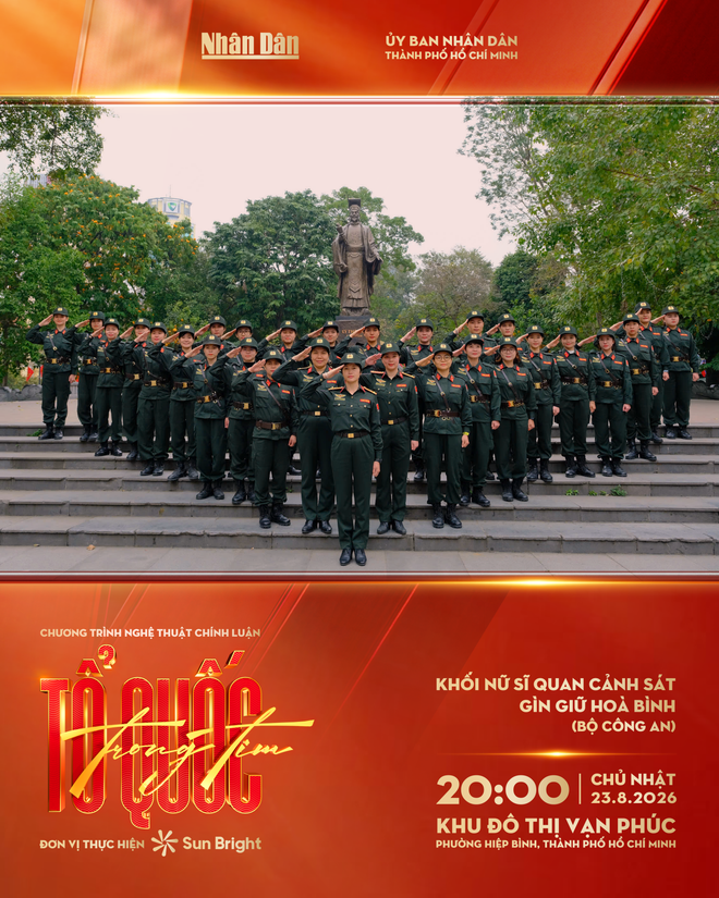 Chủ nhật này tại TP.HCM: Concert Tổ Quốc Trong Tim trở lại, 40.000 khán giả và dàn nghệ sĩ hội ngộ, hé lộ sự xuất hiện của các khối chiến sĩ - Ảnh 7.