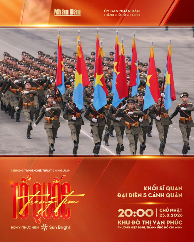 Chủ nhật này tại TP.HCM: Concert Tổ Quốc Trong Tim trở lại, 40.000 khán giả và dàn nghệ sĩ hội ngộ, hé lộ sự xuất hiện của các khối chiến sĩ - Ảnh 8.
