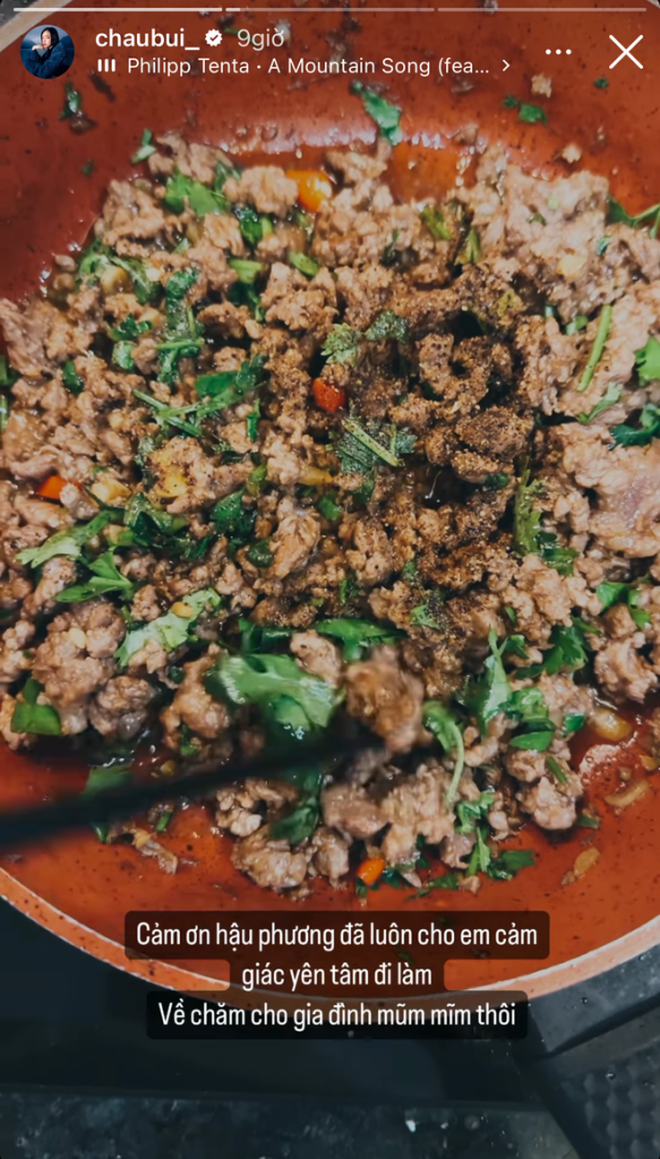 Bữa cơm nh&agrave; Ch&acirc;u B&ugrave;i nấu cho Binz- Ảnh 5.