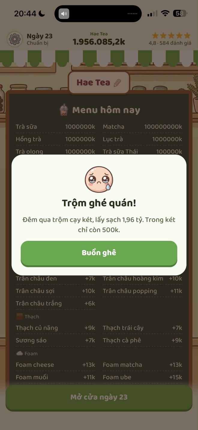 Đi l&agrave;m 8 tiếng full Chủ nhật, l&ecirc;n game l&agrave;m &ldquo;chủ tịch&rdquo;: Trend b&aacute;n tr&agrave; sữa, c&aacute; vi&ecirc;n chi&ecirc;n, chạy tiệm m&igrave; cay đang hot - Ảnh 8.
