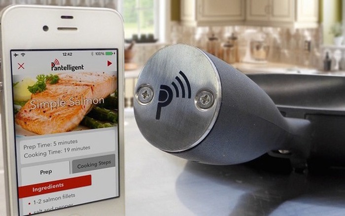 Không lo thịt khét với chảo rán kết nối Bluetooth