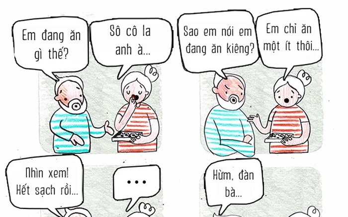 Tranh vui: Trong mắt con trai, con gái đúng là đã trở thành niềm đau như thế này đây!