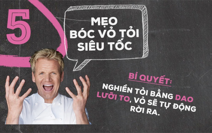 Học siêu đầu bếp Gordon Ramsay 5 mẹo nấu nướng "thần sầu"