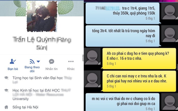 Nữ sinh mượn tiền bạn cùng phòng đi làm đẹp, gần Tết rồi mà không trả