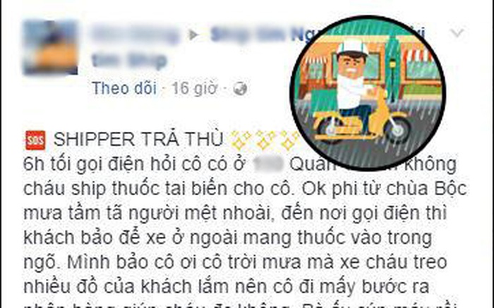 Nỗi lòng shipper: Trời mưa gió giao hàng đến nơi xong gọi khách không ra lấy