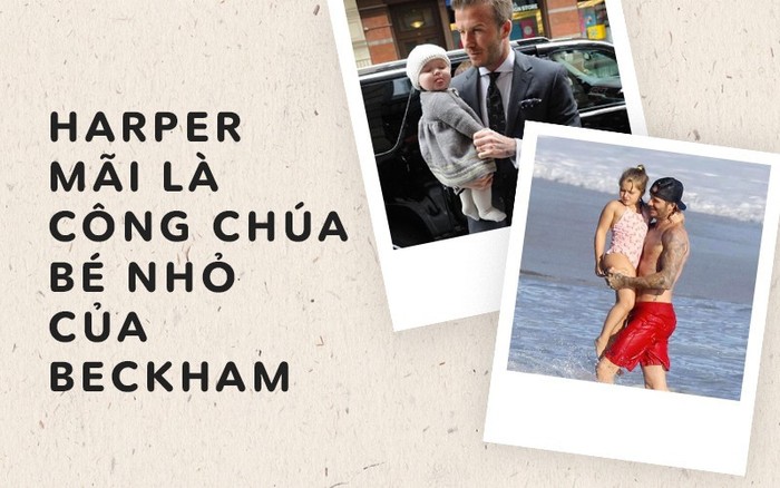 Loạt ảnh chứng minh: Dù lớn thế nào, Harper vẫn sẽ luôn là công chúa nhỏ trong vòng tay che chở của Beckham