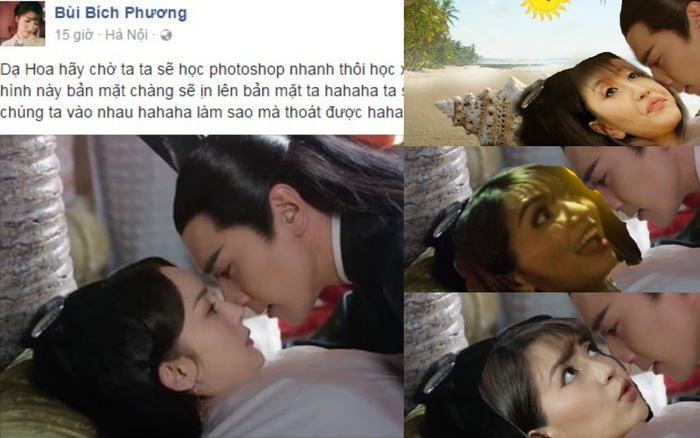 Loạt ảnh "cười ra nước mắt" sau khi Bích Phương nhờ cư dân mạng ghép mặt cùng thái tử Dạ Hoa của “Tam Sinh Tam Thế”