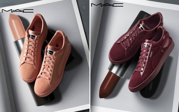 BST sneaker Puma x MAC: đã toàn màu đẹp lại còn tương ứng với màu son đình đám của MAC, hội con gái không thể không mê