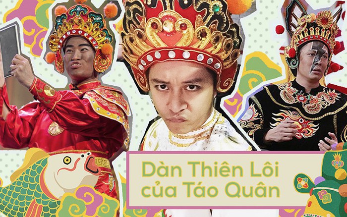 Điểm lại dàn Thiên Lôi trong Táo Quân: Người bảnh trai tựa soái ca, người "xấu" ma chê quỷ hờn
