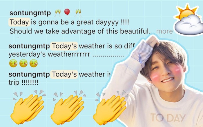Dạo này Sơn Tùng chăm viết Tiếng Anh ghê, cho một tràng pháo tay cổ vũ Tùng chăm học nào!