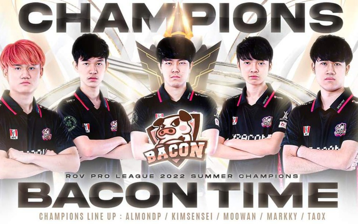 Thần đồng MarkKy tỏa sáng đưa Bacon Time vô địch giải quốc nội Thái Lan sau 7 ván đấu nghẹt thở, ẵm luôn hơn 4 tỷ tiền thưởng cùng tấm vé dự AIC 2022!