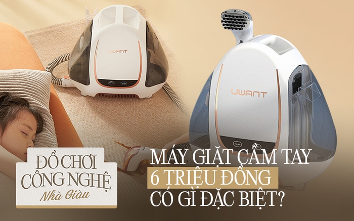 Máy giặt cầm tay với giá 6 triệu có gì hot, liệu có thay thế máy giặt thông thường được không?