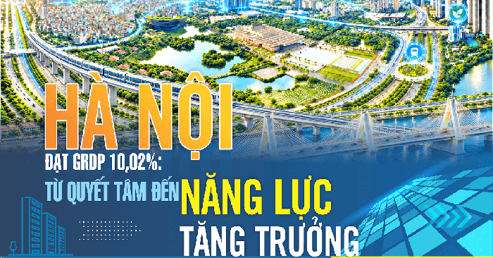 Hà Nội đạt GRDP 10,02%: Từ quyết tâm đến năng lực tăng trưởng