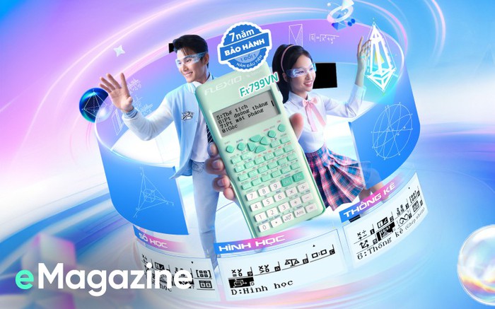 Flexio tung phiên bản mới Flexio Fx799VN Geometry Pro Edition, làm chủ số hình, khởi động năm học mới chủ động theo cách riêng