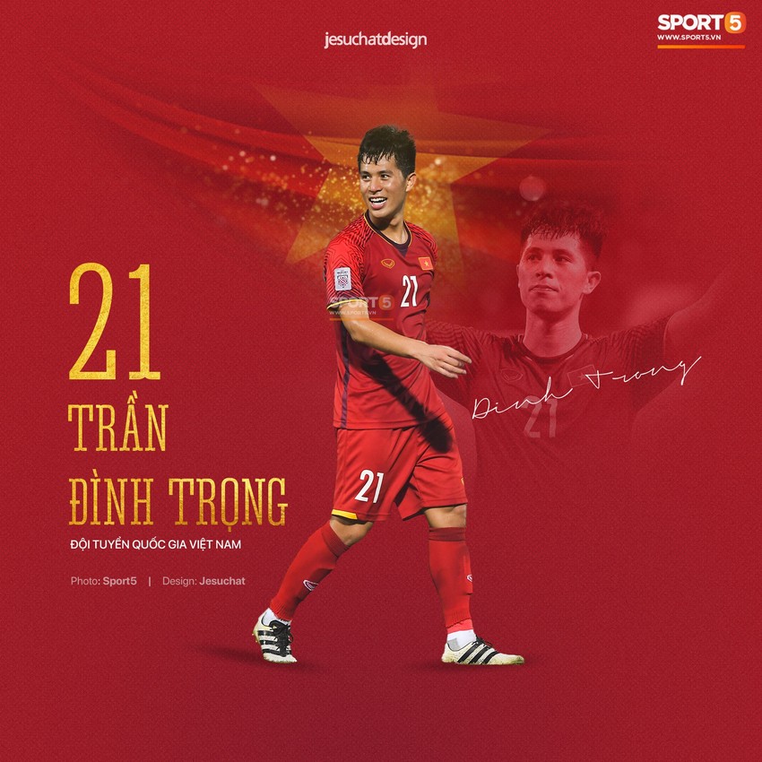 Info long lanh của 23 nhà vô địch AFF Cup 2018, những người hùng dân tộc - Ảnh 9.