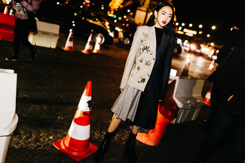 Châu Bùi - Decao tay trong tay vừa tình vừa chất đi dự show Saint Laurent tại Paris Fashion Week - Ảnh 7.