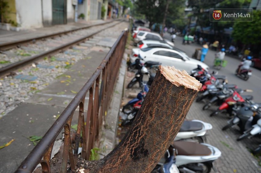 Chùm ảnh: Rào lại các lối lên tự phát, đèn lồng trang trí bị gỡ bỏ nhưng phố đường tàu Hà Nội vẫn đông đúc ngày sáng cuối tuần - Ảnh 4.