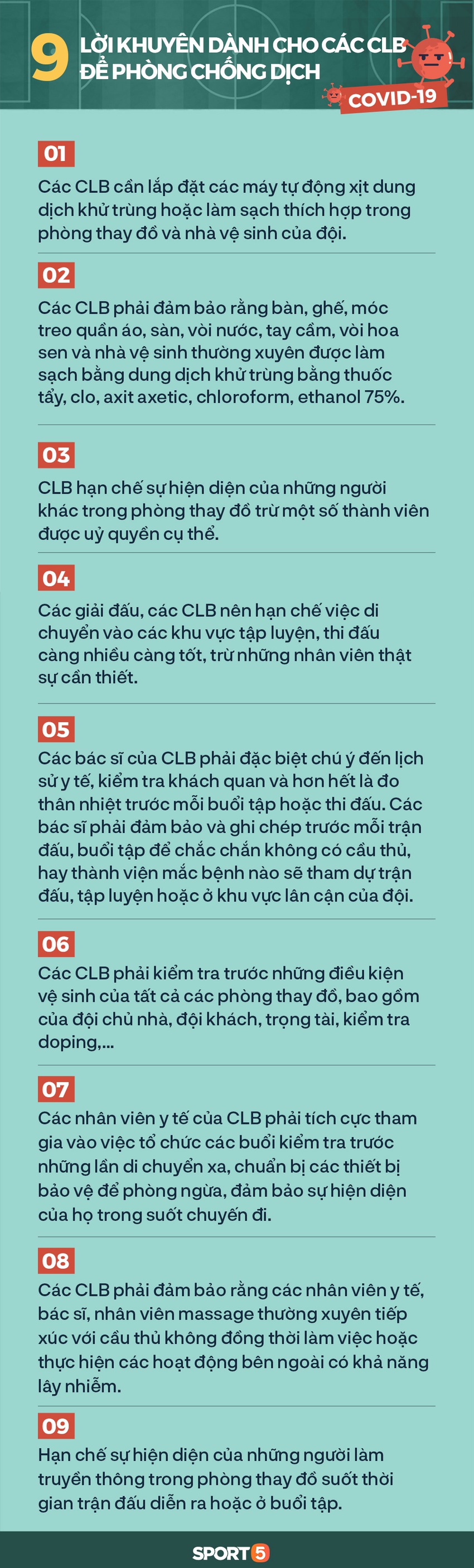 10 lời khuyên dành cho cầu thủ Việt mùa dịch Covid-19: Chú ý số 1 quan trọng nhưng không phải ai cũng lưu tâm - Ảnh 4.