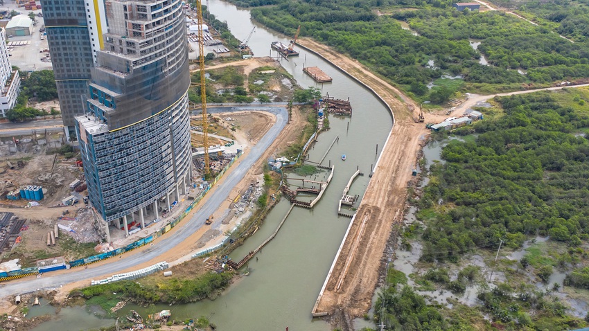 Toàn cảnh công trình chống ngập 10.000 tỷ đồng sắp hoàn thành sau 4 năm thi công ở Sài Gòn - Ảnh 21.