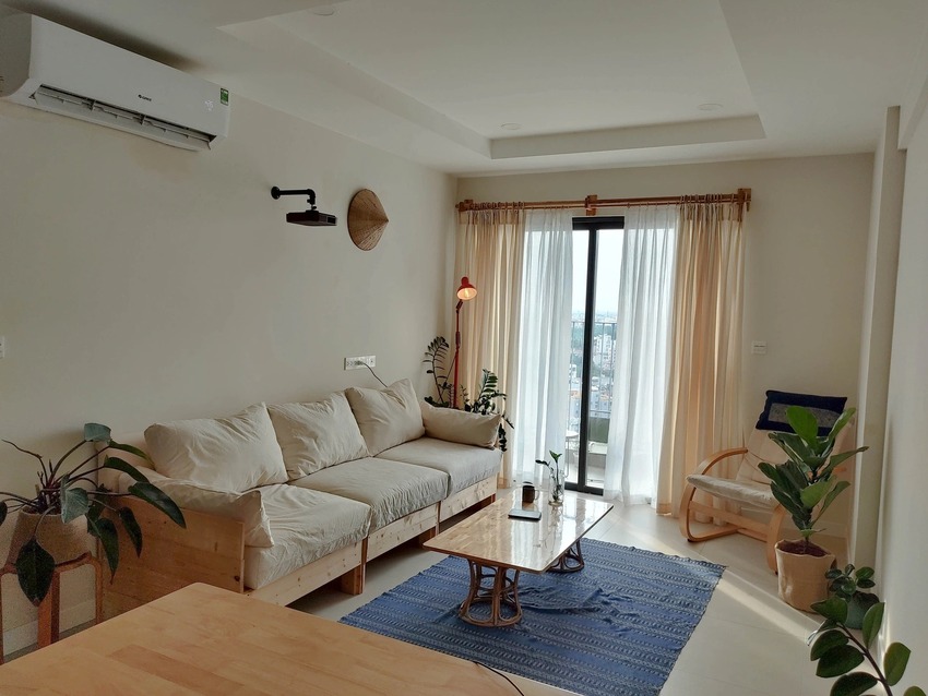 Cặp vợ Việt chồng Tây tự đóng nội thất cho căn hộ 76m2 với chi phí rẻ giật mình, nể nhất là quá trình đóng sofa  - Ảnh 5.
