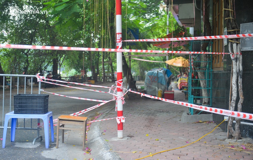 H&agrave; Nội: Cận cảnh c&aacute;c khu vực phong toả 7.550 d&acirc;n thuộc 5 phường của quận Đống Đa - Ảnh 3.