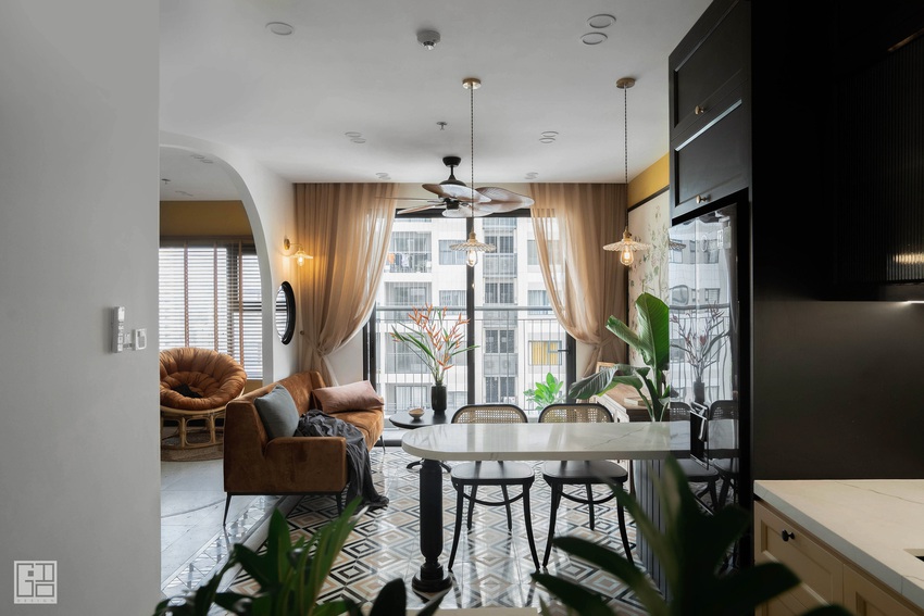 Mua căn hộ Vinhomes Ocean Park, chủ nh&agrave; đắp th&ecirc;m 700 triệu thiết kế theo style Indochine l&agrave;m nơi nghỉ dưỡng - Ảnh 1.